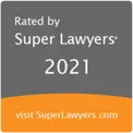 Rated by SuperLawyers 2021